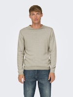 ONSTAPA REG 12 STRUC LS CREW KNIT NOOS