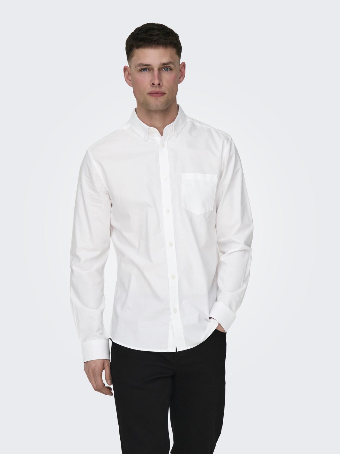 ONSALVARO SLIM LS OXFORD SHIRT NOOS