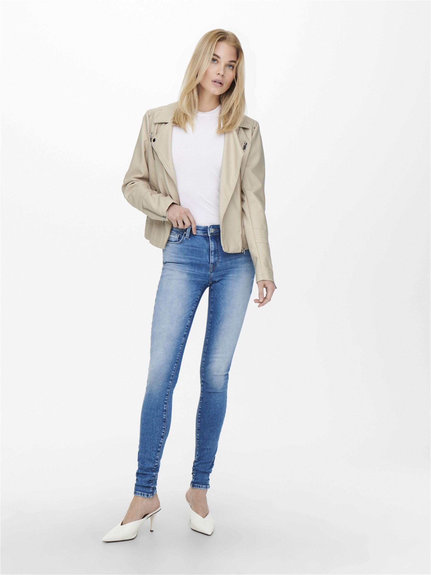ONLGEMMA FAUX LEATHER BIKER OTW NOOS