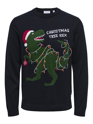 ONSXMAS REG 5 PLACE CREW KNIT
