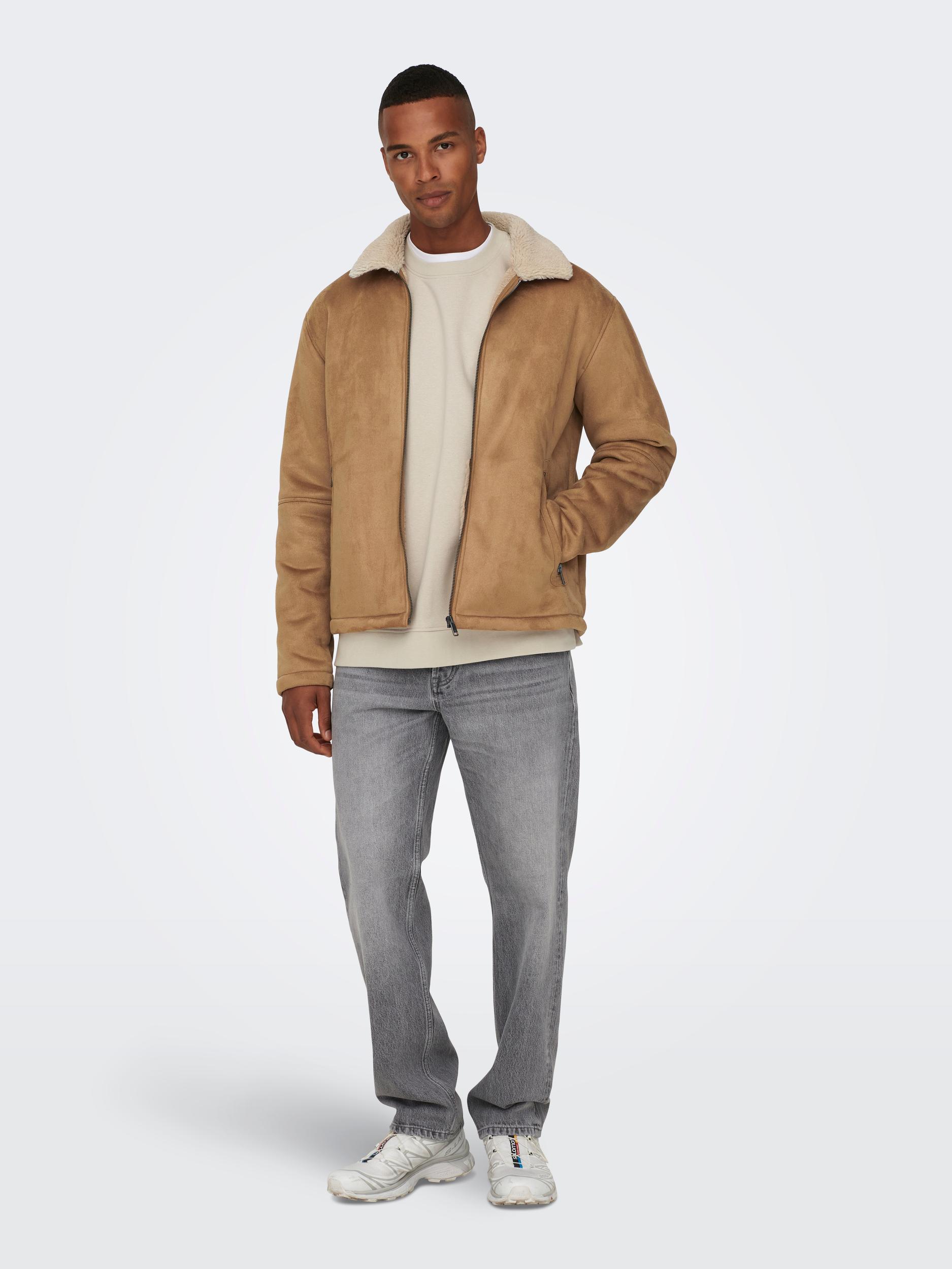 ONSROYCE SHEARLING JACKET OTW