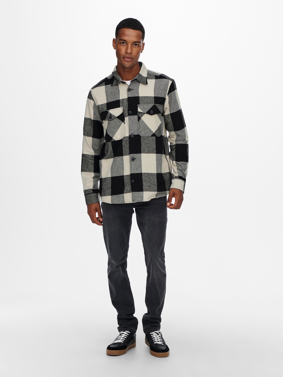 ONSMILO LS CHECK OVERSHIRT NOOS