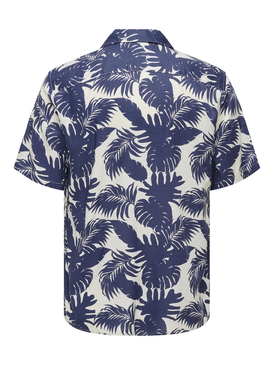 ONSDASH LIFE REG VISC AOP SS SHIRT 8400