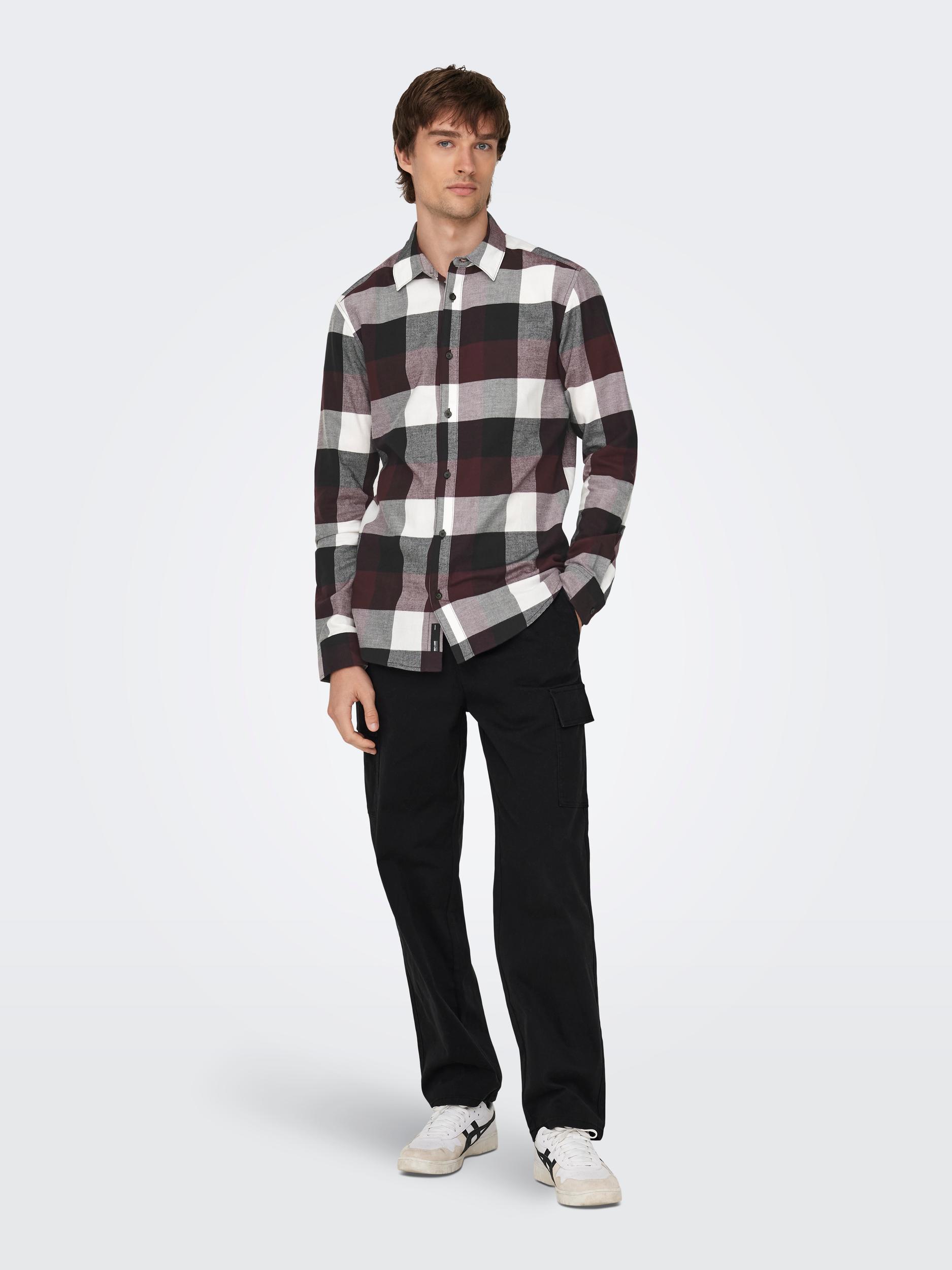 ONSGUDMUND LS 3T CHECK SHIRT NOOS