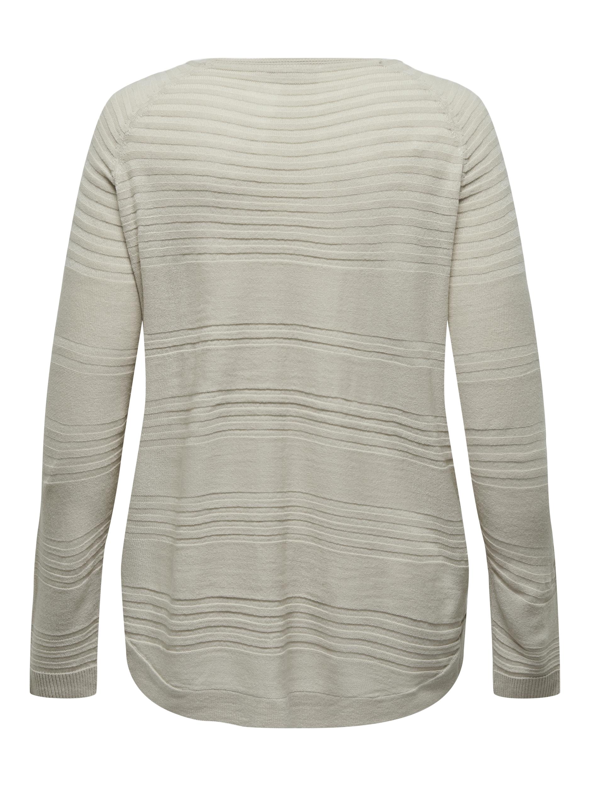 CARNEWAIRPLAIN LS PULLOVER KNT