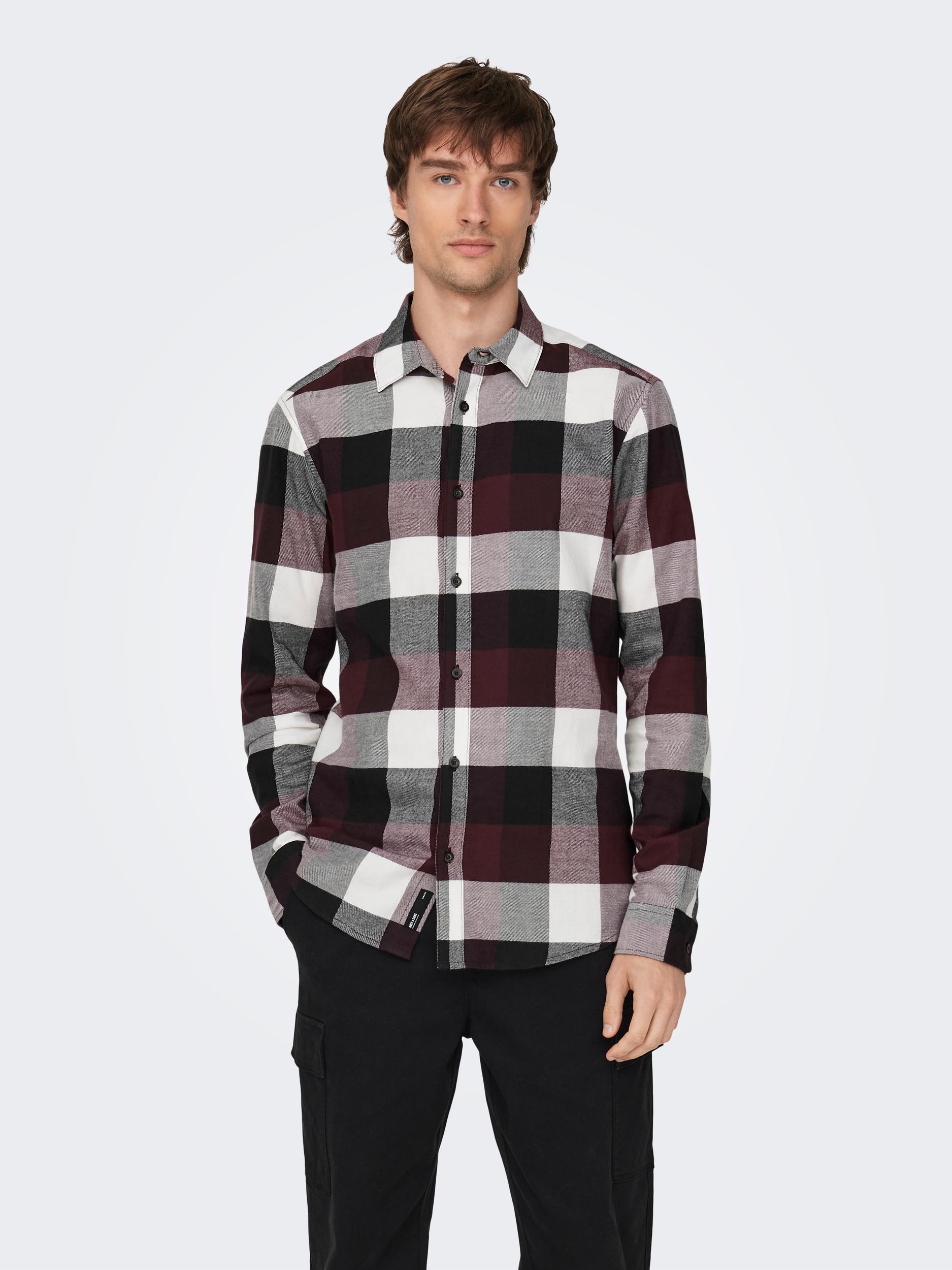 ONSGUDMUND LS 3T CHECK SHIRT NOOS