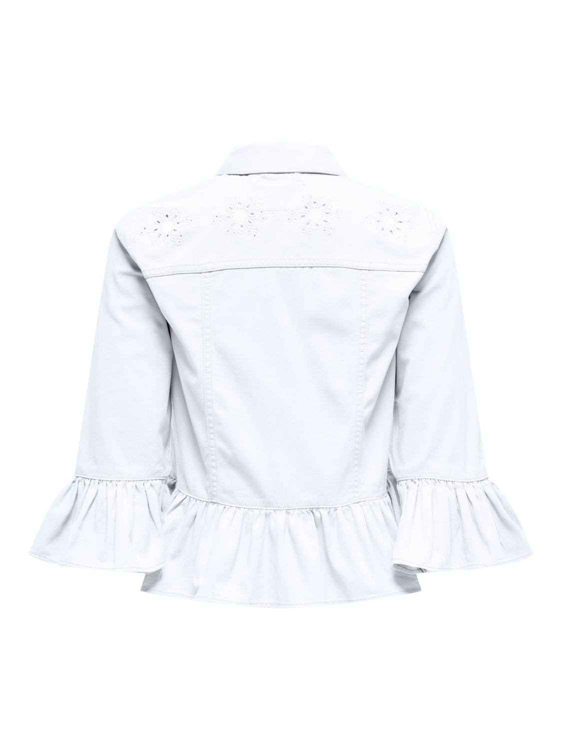 ONLVALERIE 3/4 EM FRILL JACKET PNT