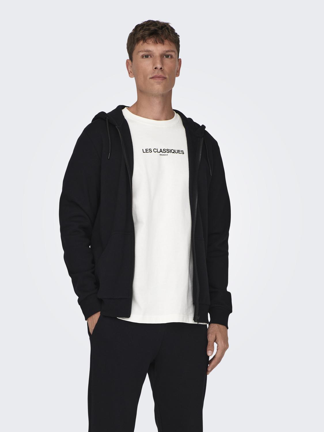 ONSCERES ZIP THR. HOODIE SWEAT NOOS