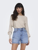 ONLADALINE L/S SHORT PULLO KNT NOOS