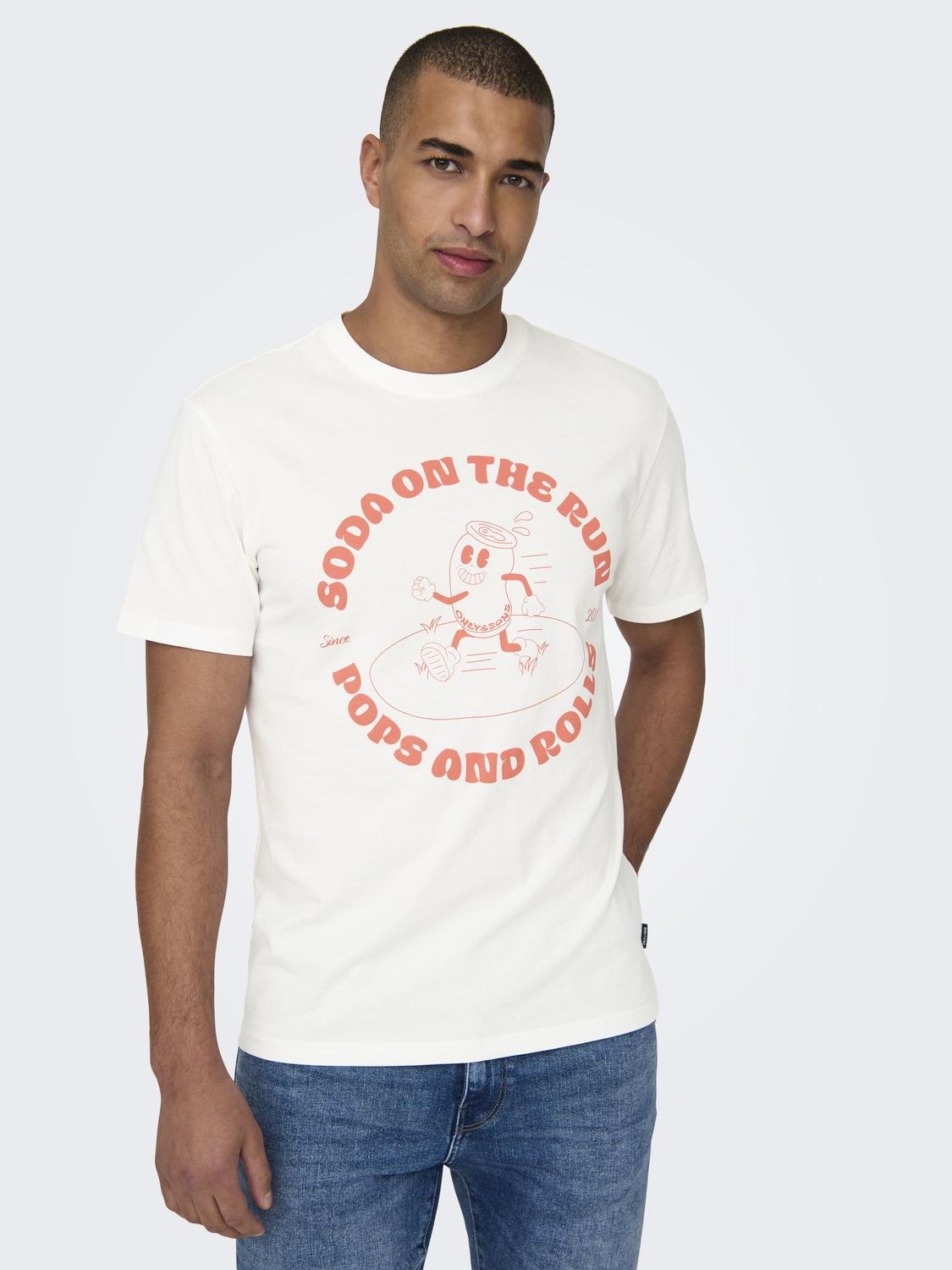 ONSKIM REG FUNNY SS TEE