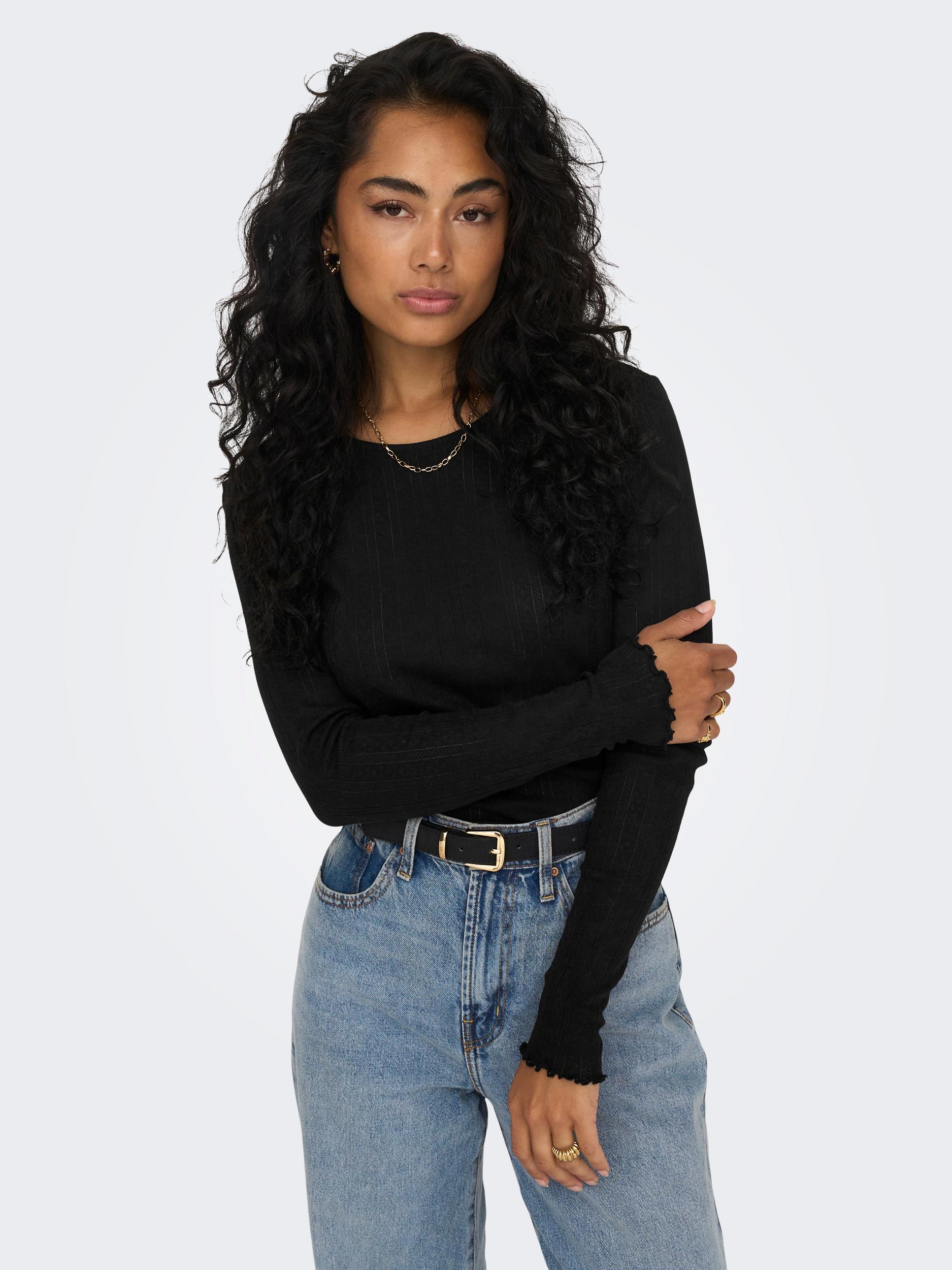 ONLCARLOTTA L/S TOP NOOS JRS