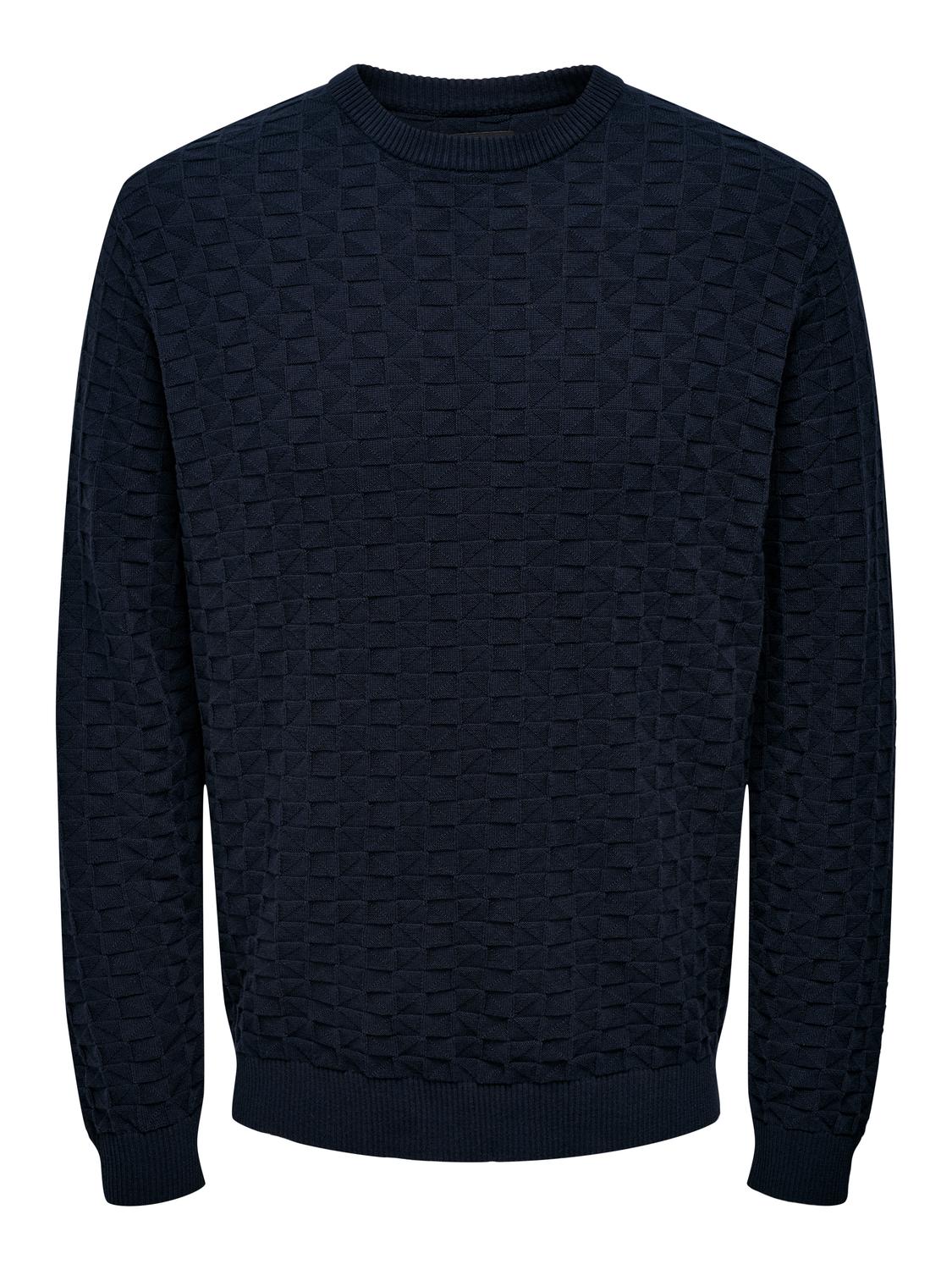 ONSKALLE REG 12 STRUC CREW KNIT NOOS
