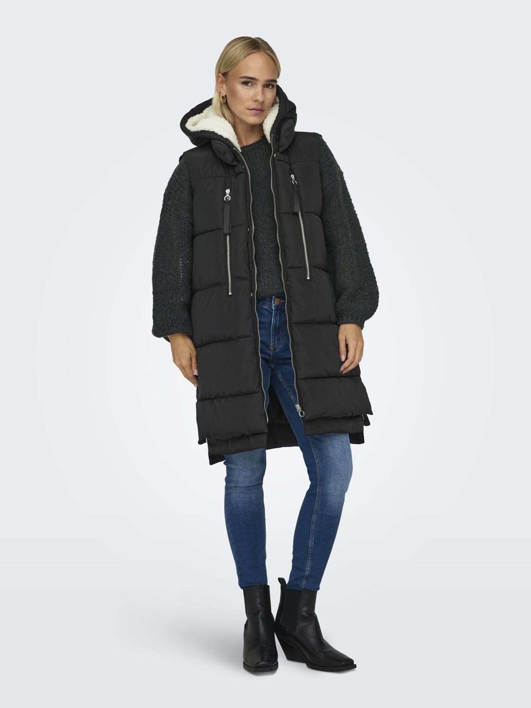 ONLNEWNORA PUFFER WAISTCOAT LIFE CC OTW