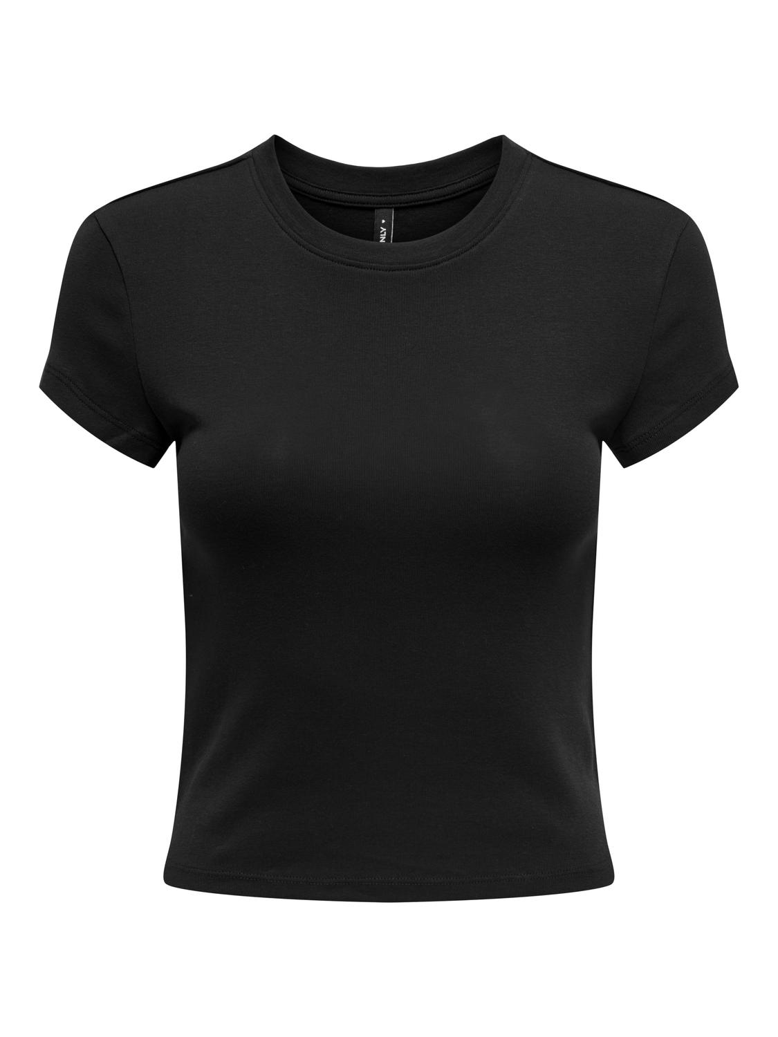 ONLELINA S/S O-NECK SHORT TOP JRS NOOS