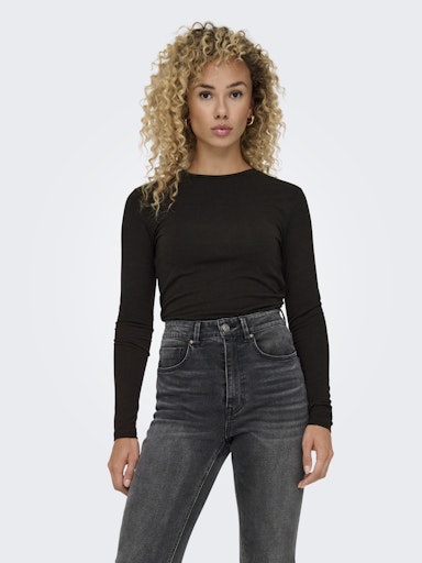 ONLSIA L/S O-NECK TOP BOX JRS