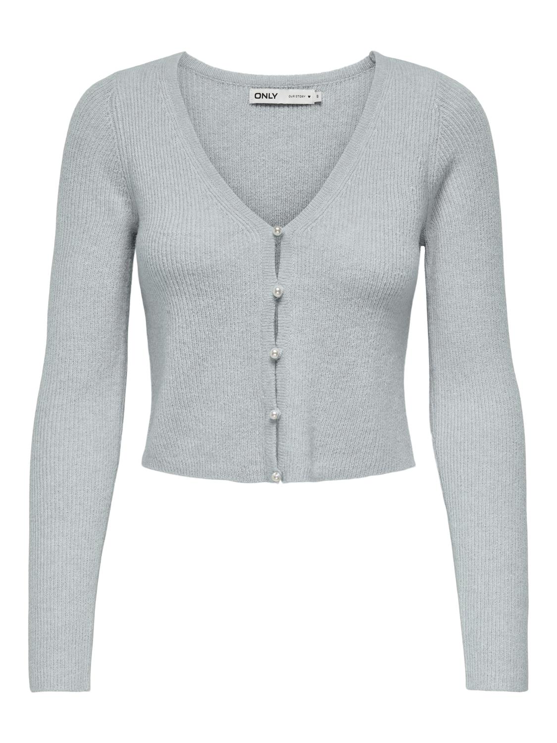ONLRICA LIFE LS VNECK PEARL CARDIGAN KNT