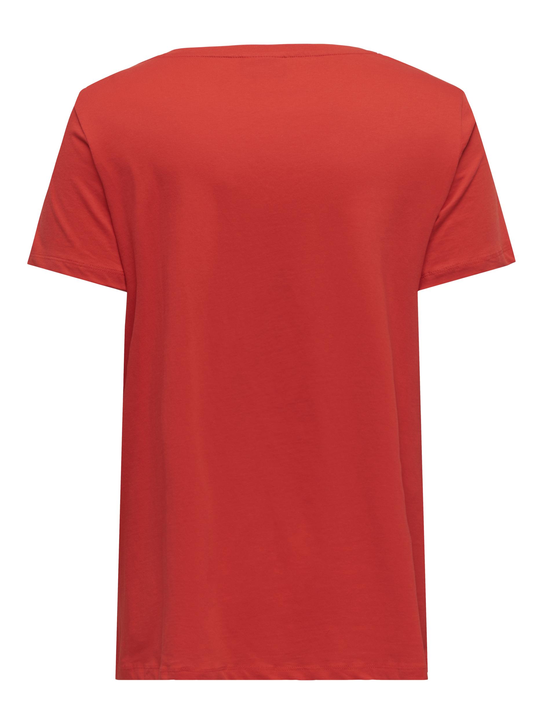 CARBONNIE LIFE S/S V-NECK A-SHAPE TEE