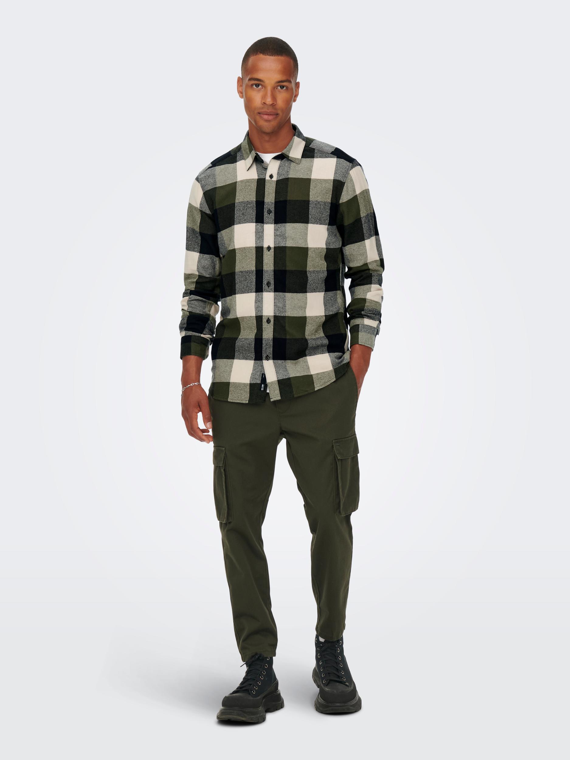 ONSGUDMUND LS 3T CHECK SHIRT NOOS