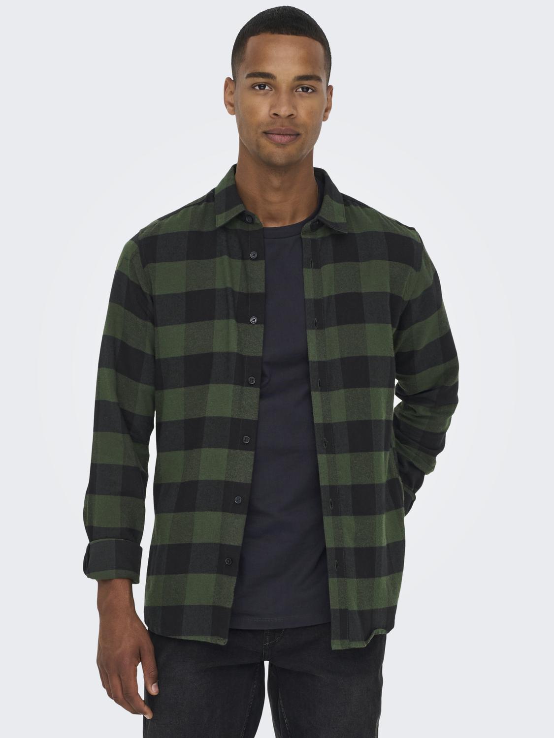 ONSGUDMUND LS CHECKED SHIRT NOOS