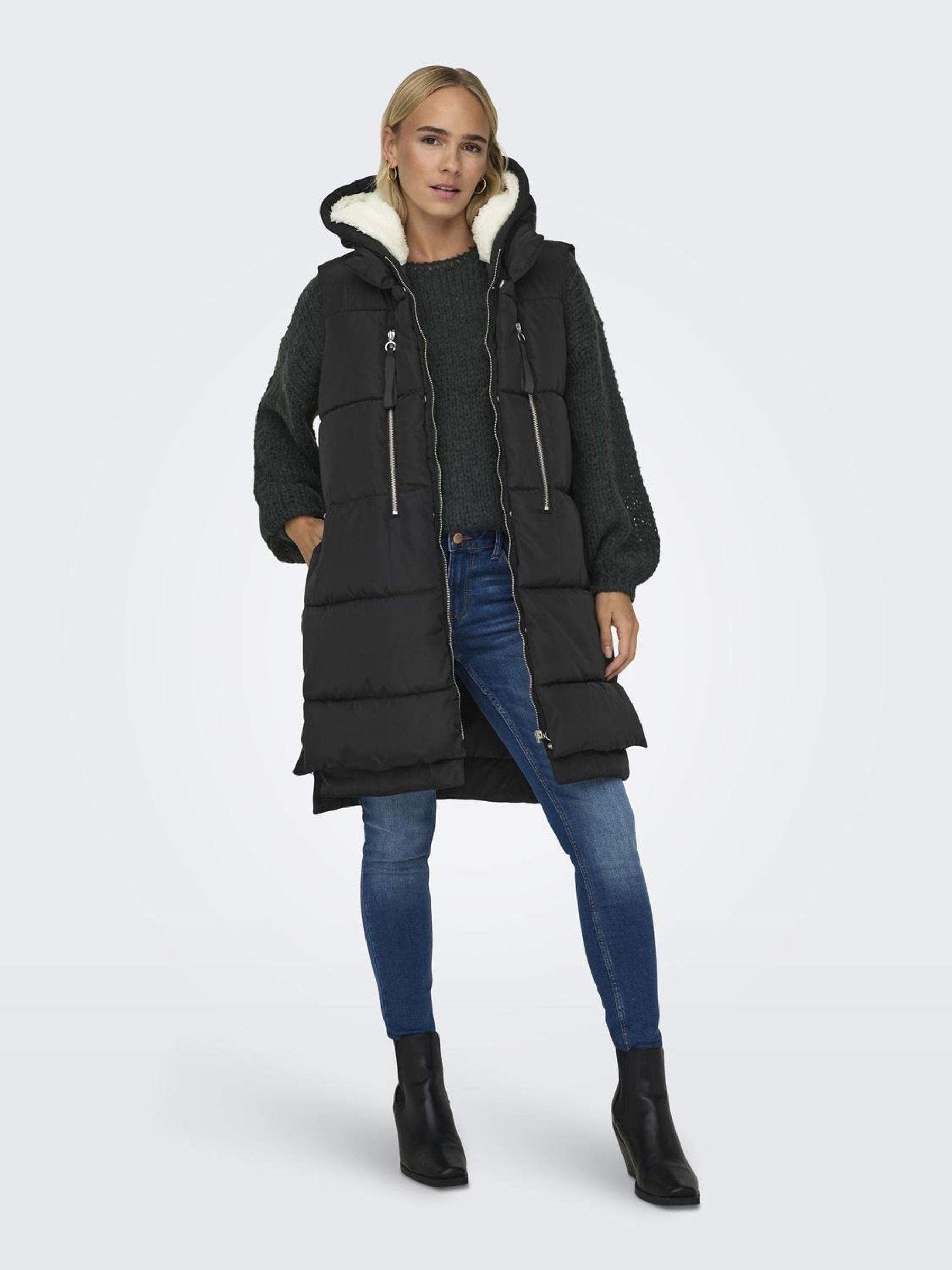 ONLNEWNORA PUFFER WAISTCOAT LIFE CC OTW