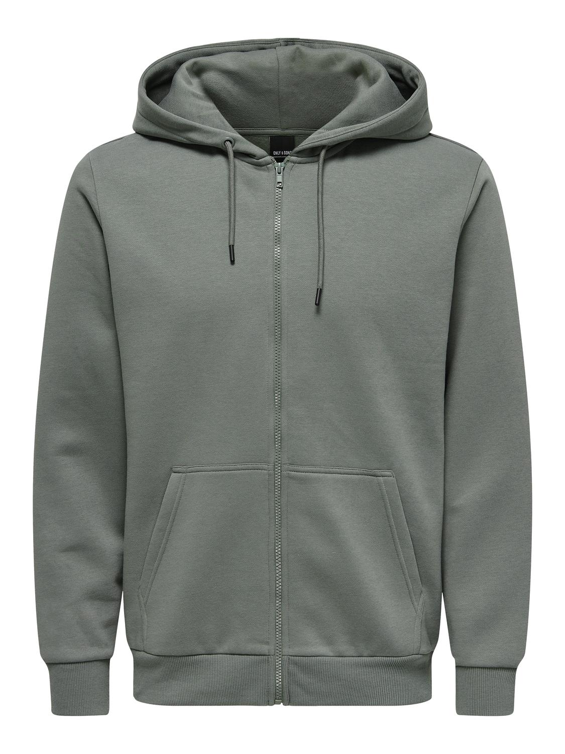 ONSCERES ZIP THR. HOODIE SWEAT NOOS