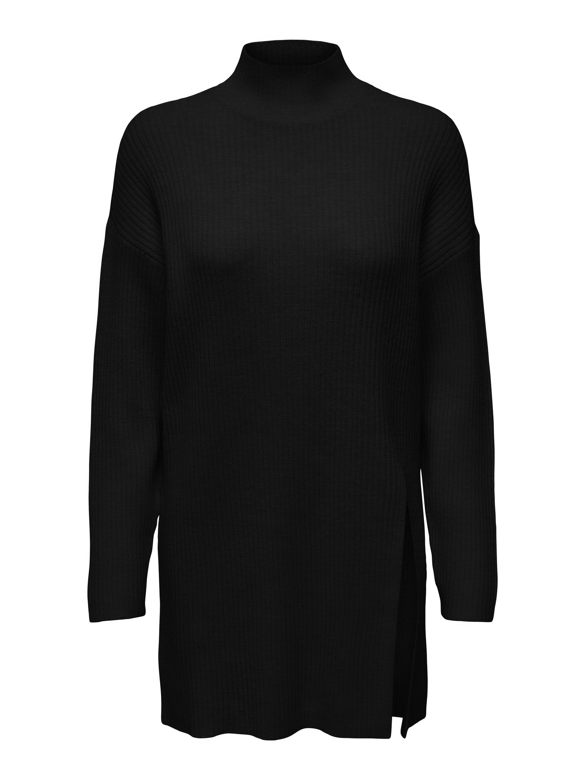 ONLKATIA LS LONG SLIT HIGHNECK KNT
