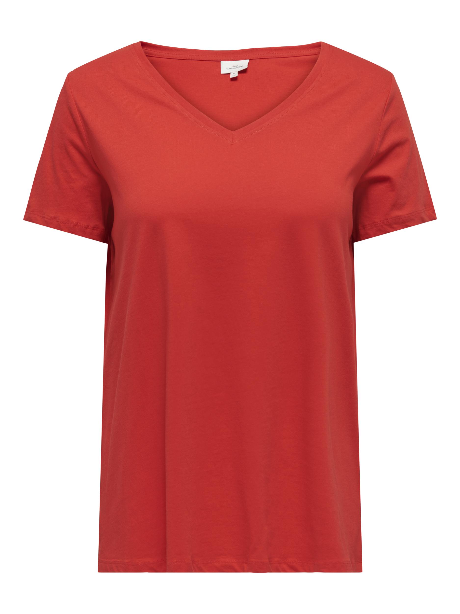 CARBONNIE LIFE S/S V-NECK A-SHAPE TEE