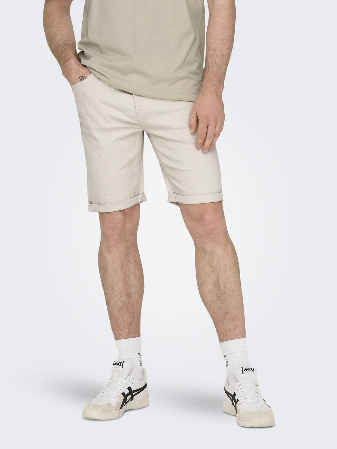 ONSPLY ECRU 9296 AZG DNM SHORTS