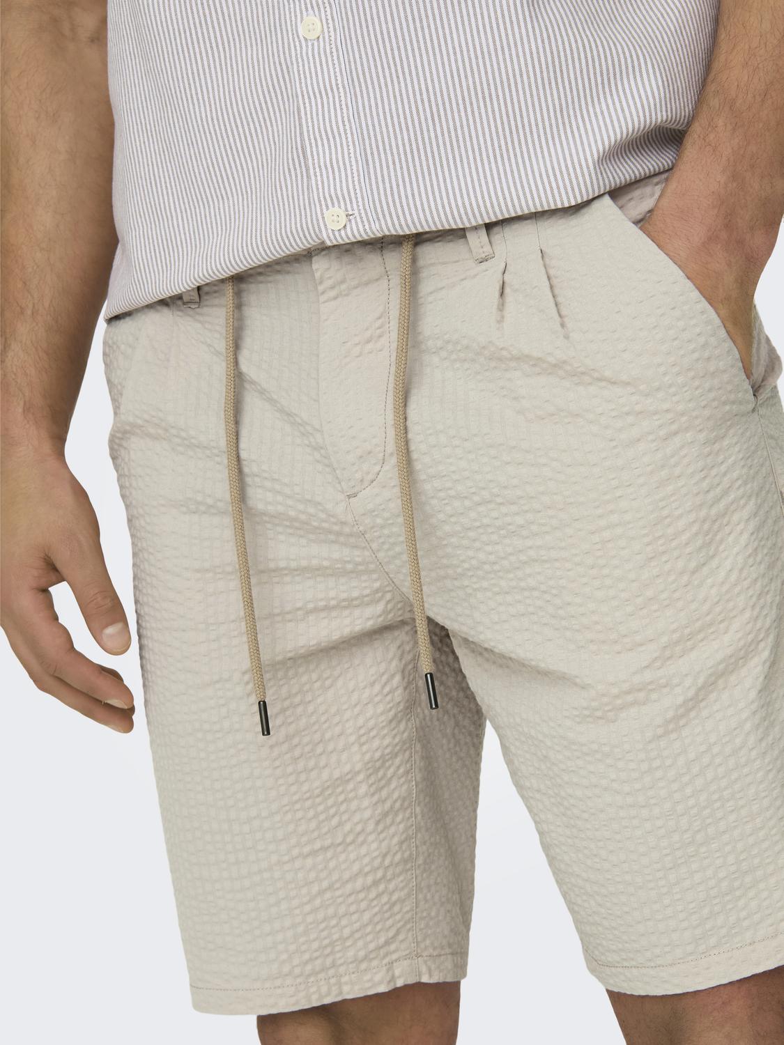 ONSLEO LIFE 0009 SEERSUCKER SHORTS