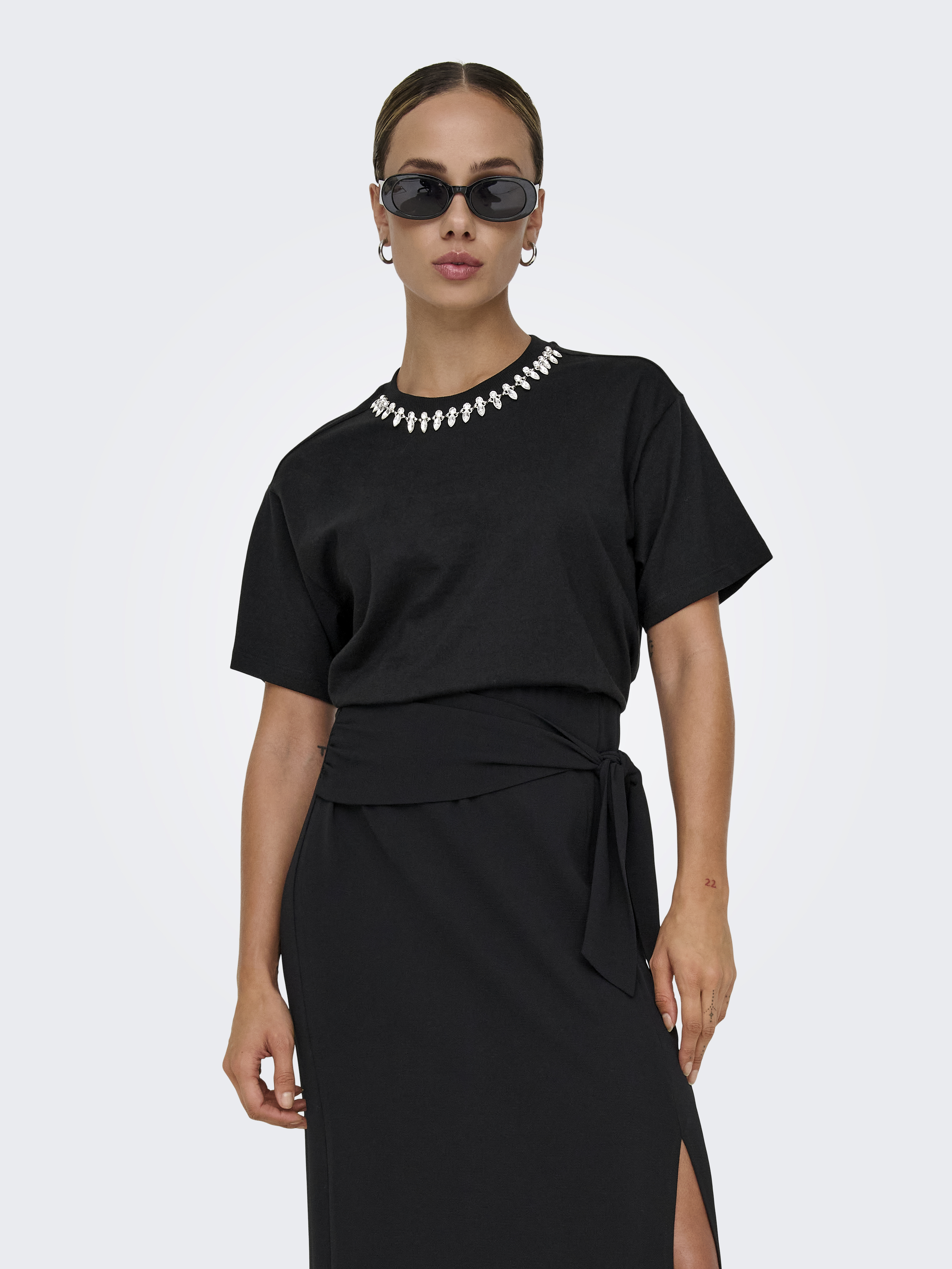 ONLKIARA LIFE S/S O-NECK TOP JRS