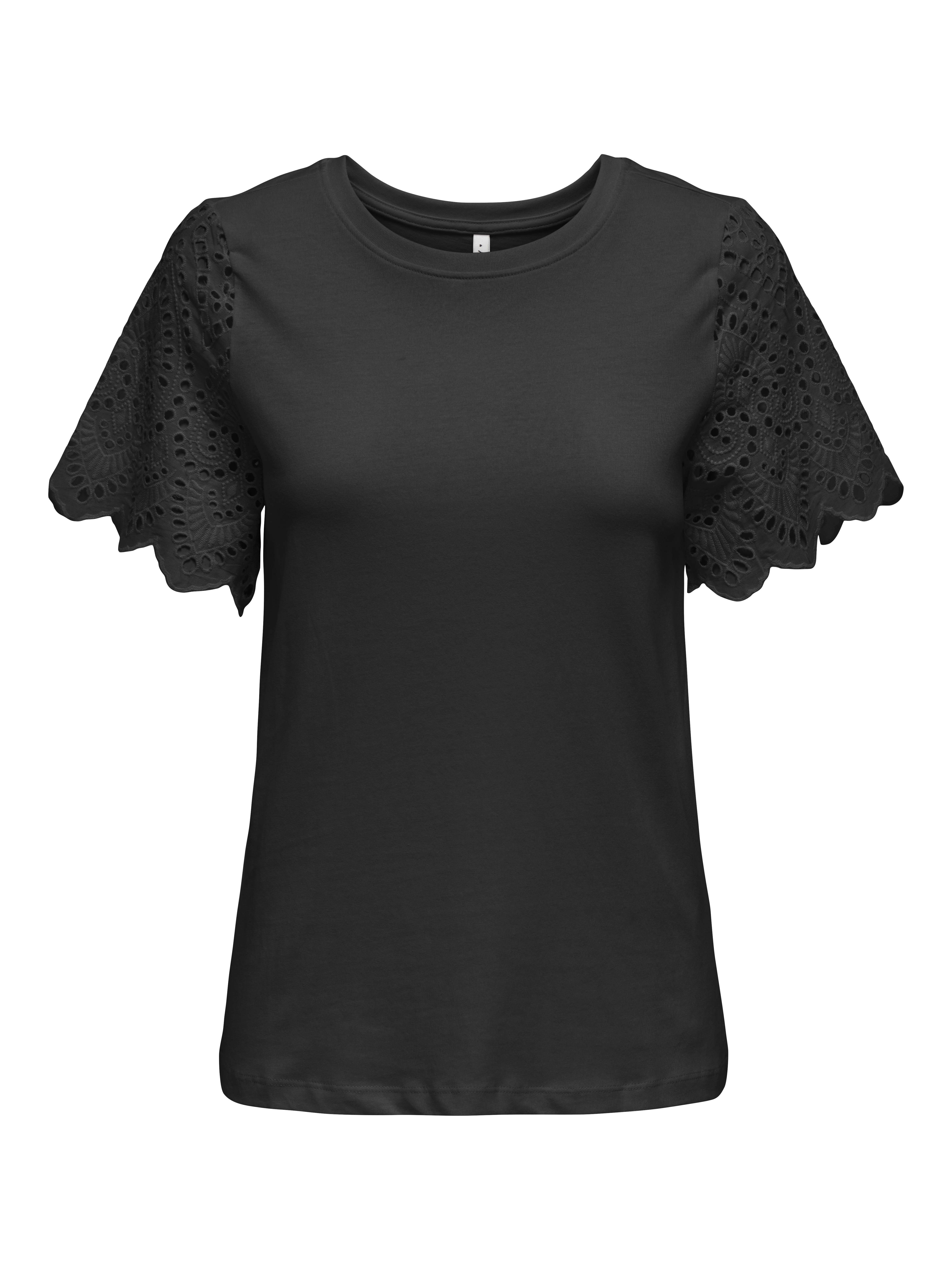ONLEBBA LIFE S/S LACE TOP JRS