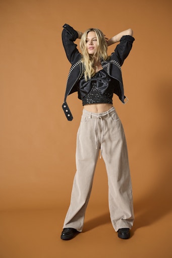 ONLBLEECKER MW BELT LOOSE CORD PANT PNT
