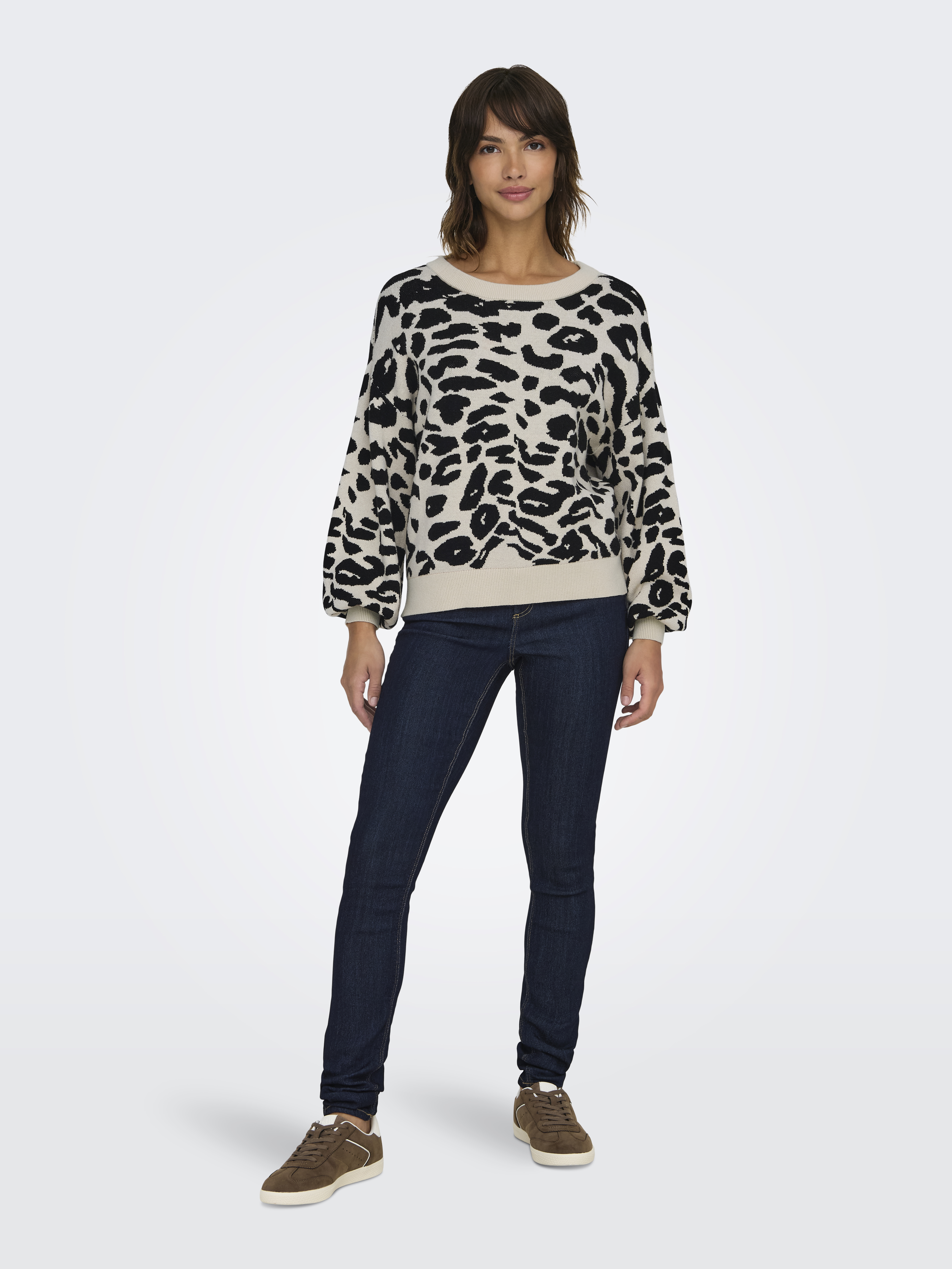 ONLLIMA LIFE LS JQ O-NECK KNT
