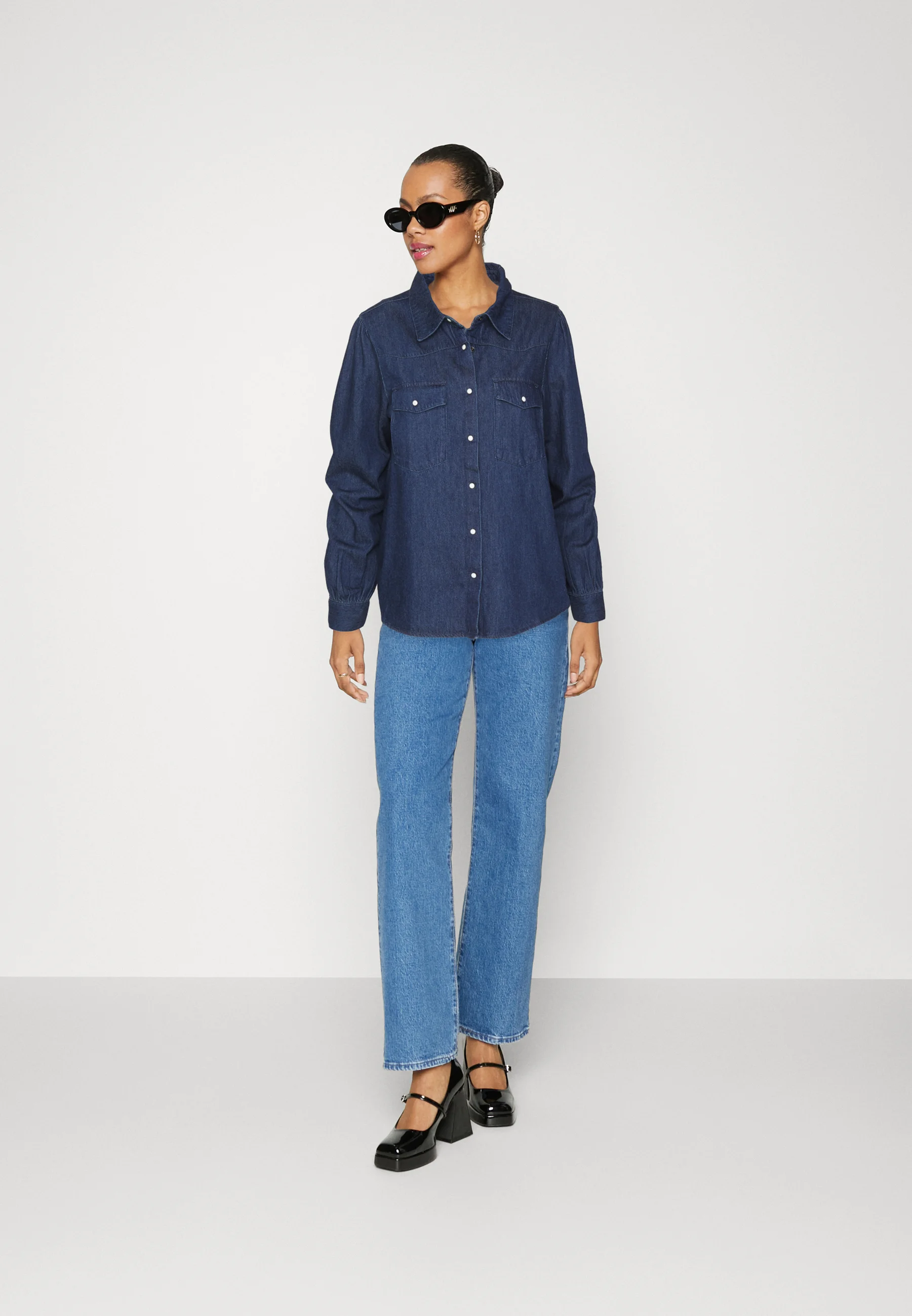 ONLLINETTE LS SHIRT DNM BIN217
