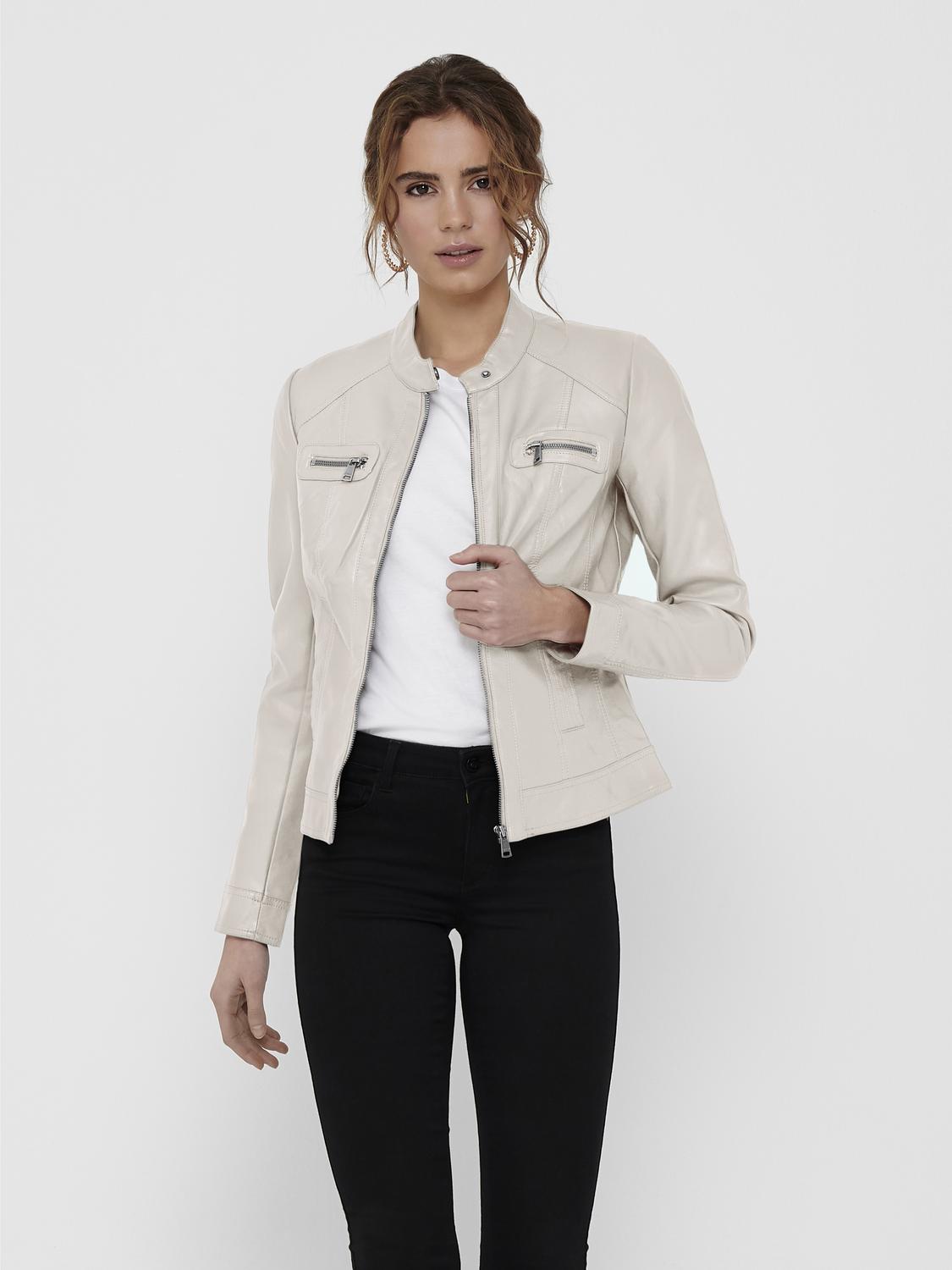 ONLBANDIT FAUX LEATHER BIKER OTW NOOS