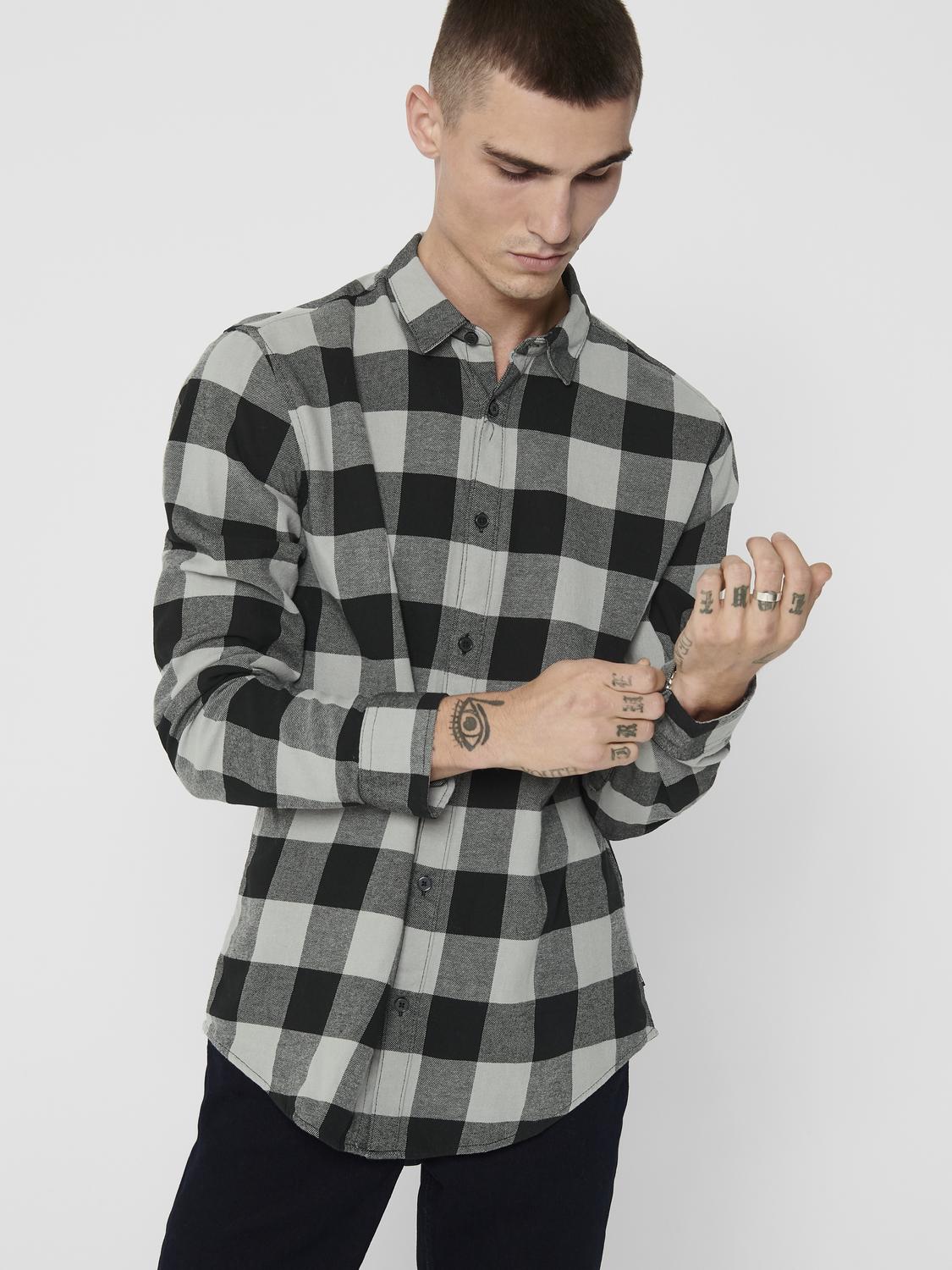 ONSGUDMUND LS CHECKED SHIRT NOOS