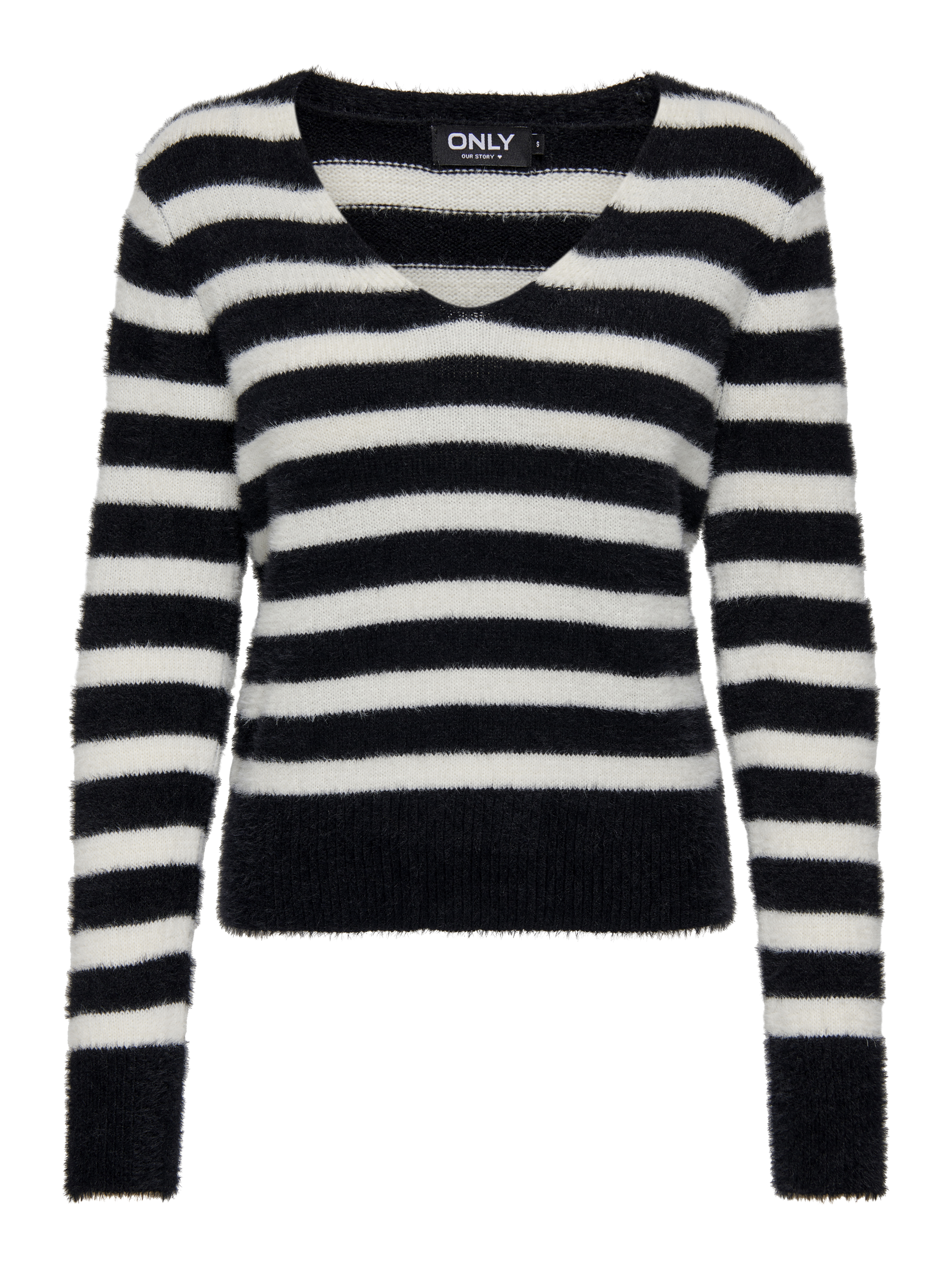 ONLELLA PIUMO LS V-NECK NCA KNT