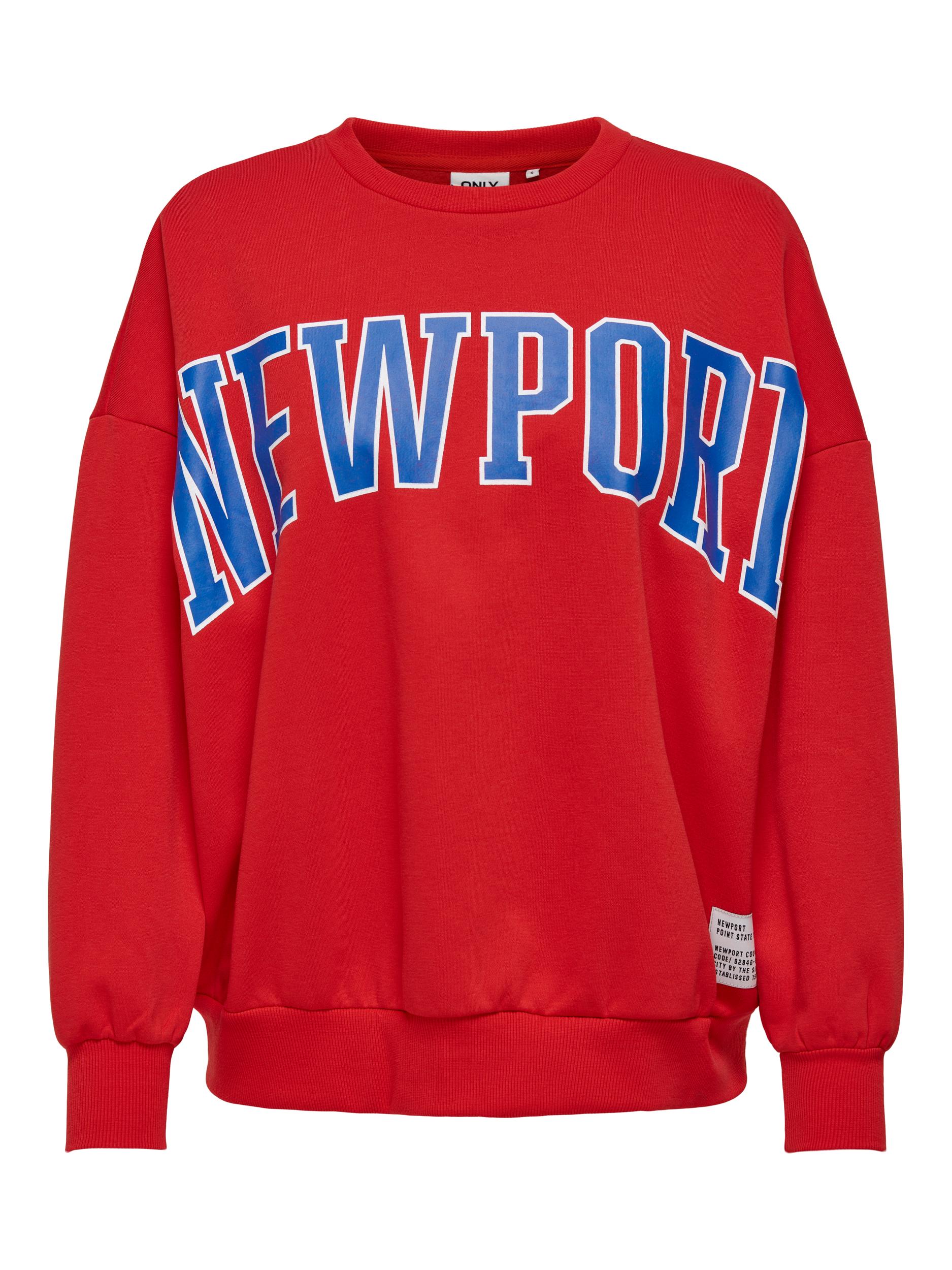ONLAILEN L/S PRINT O-NECK SWT