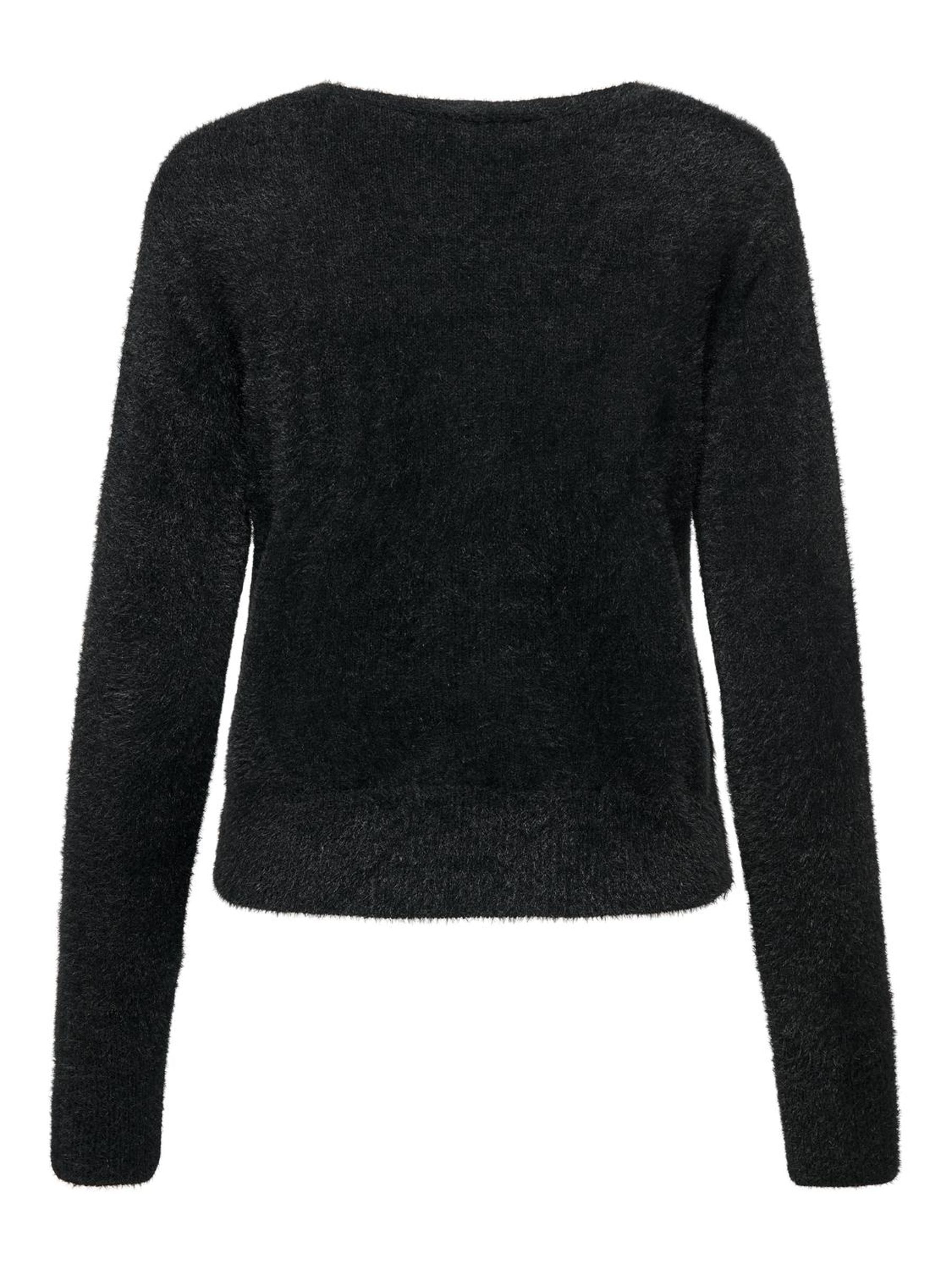 ONLELLA PIUMO LS V-NECK NCA KNT