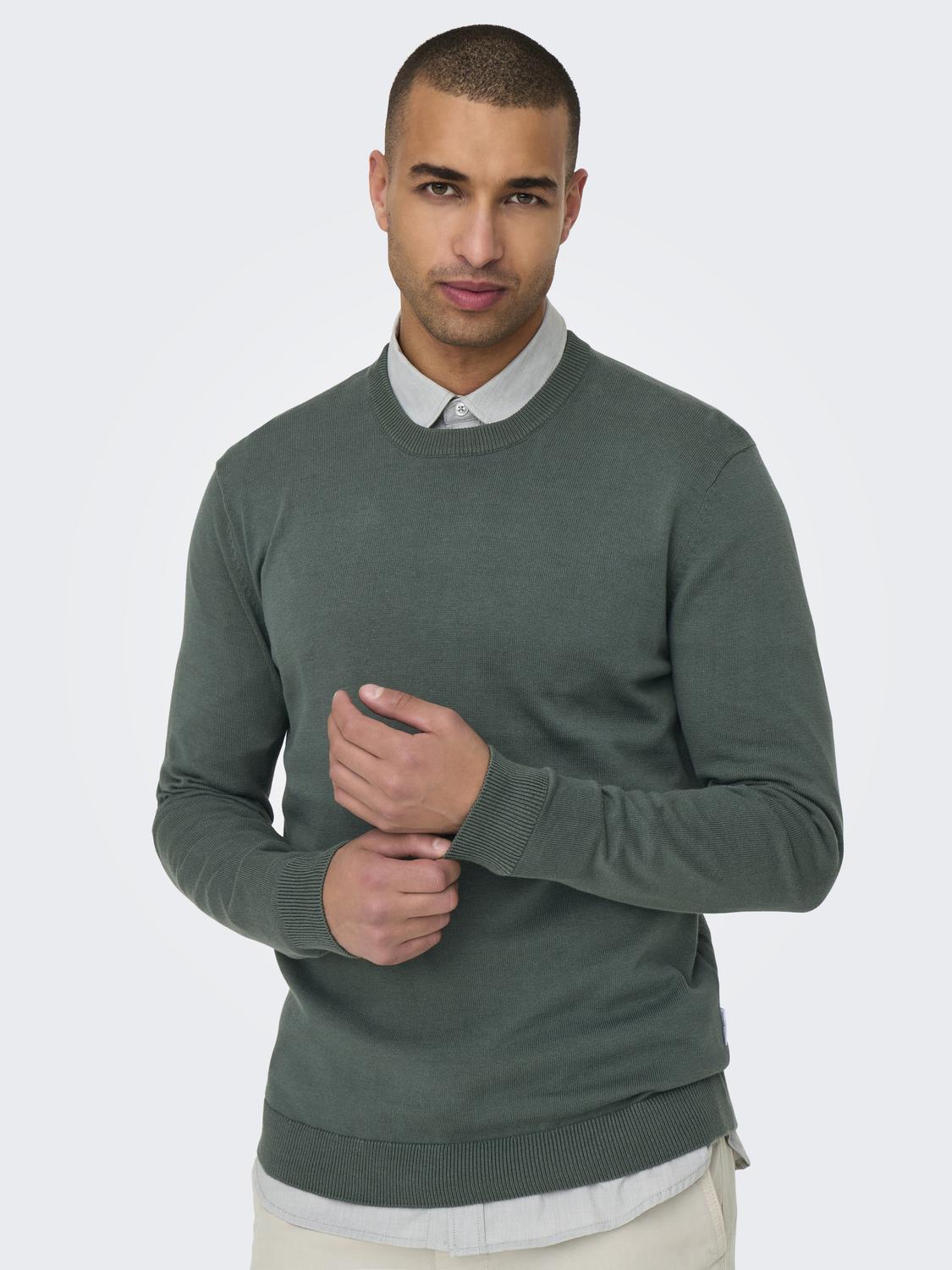 ONSALEX REG 12 CREW KNIT