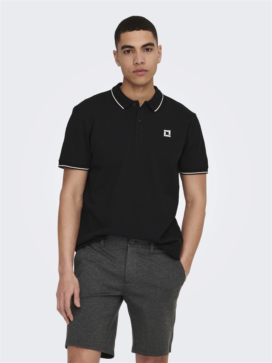 ONSFLETCHER LIFE SLIM SS POLO NOOS