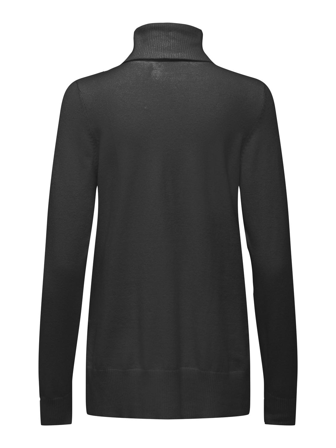 ONLIBI LS LONG SLIT ROLLNECK CC KNT