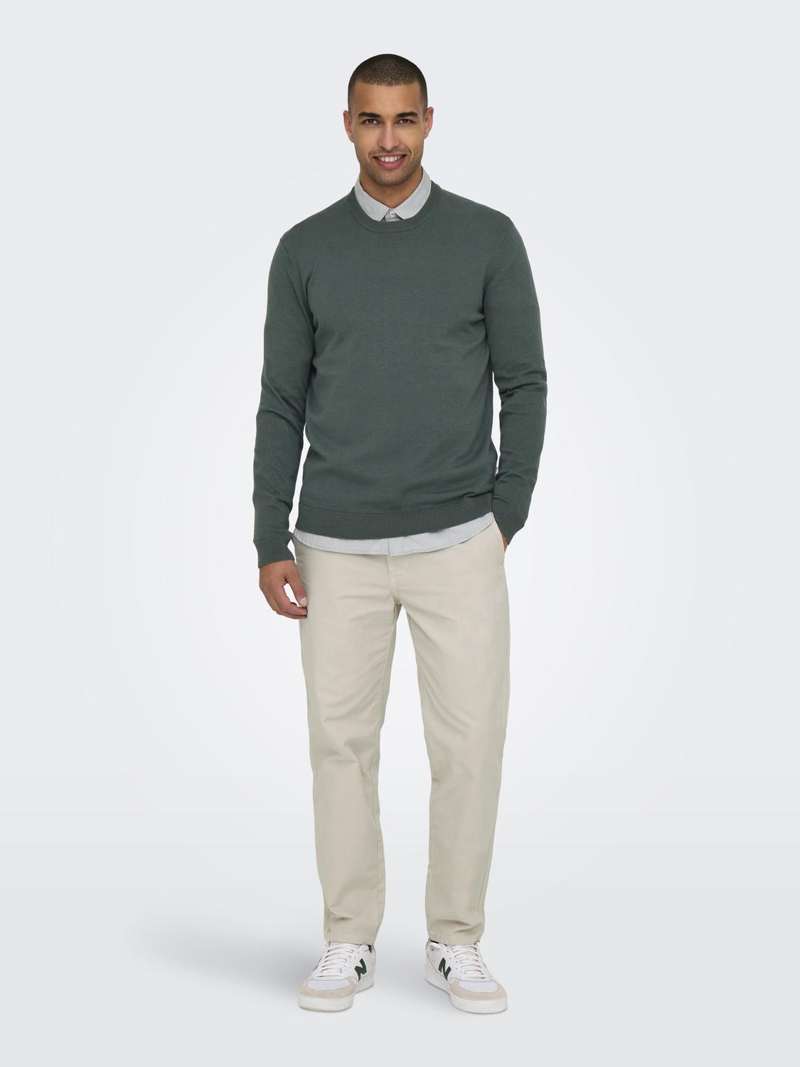 ONSALEX REG 12 CREW KNIT
