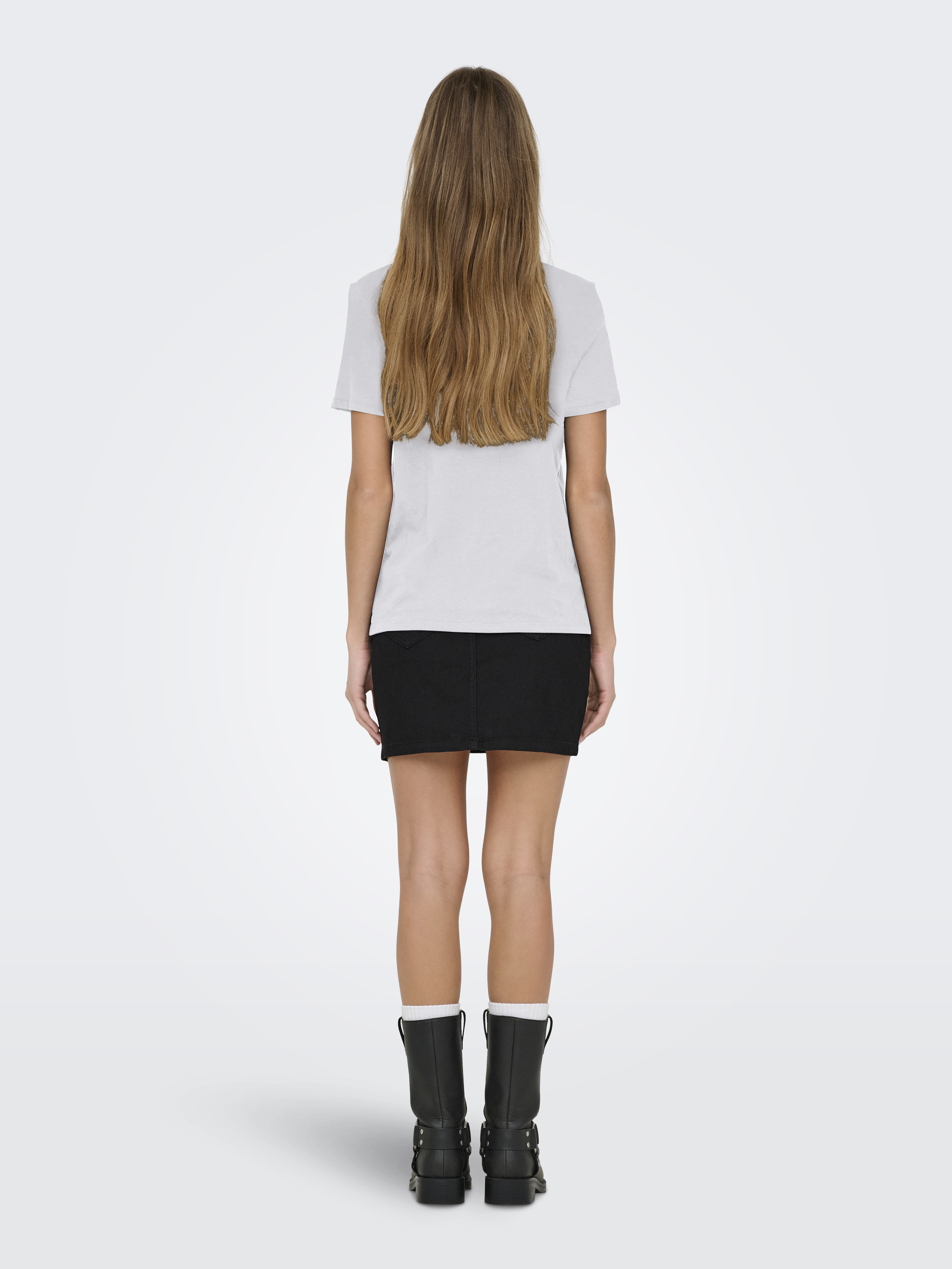 ONLARIANA LIFE S/S O-NECK BOX TOP JRS