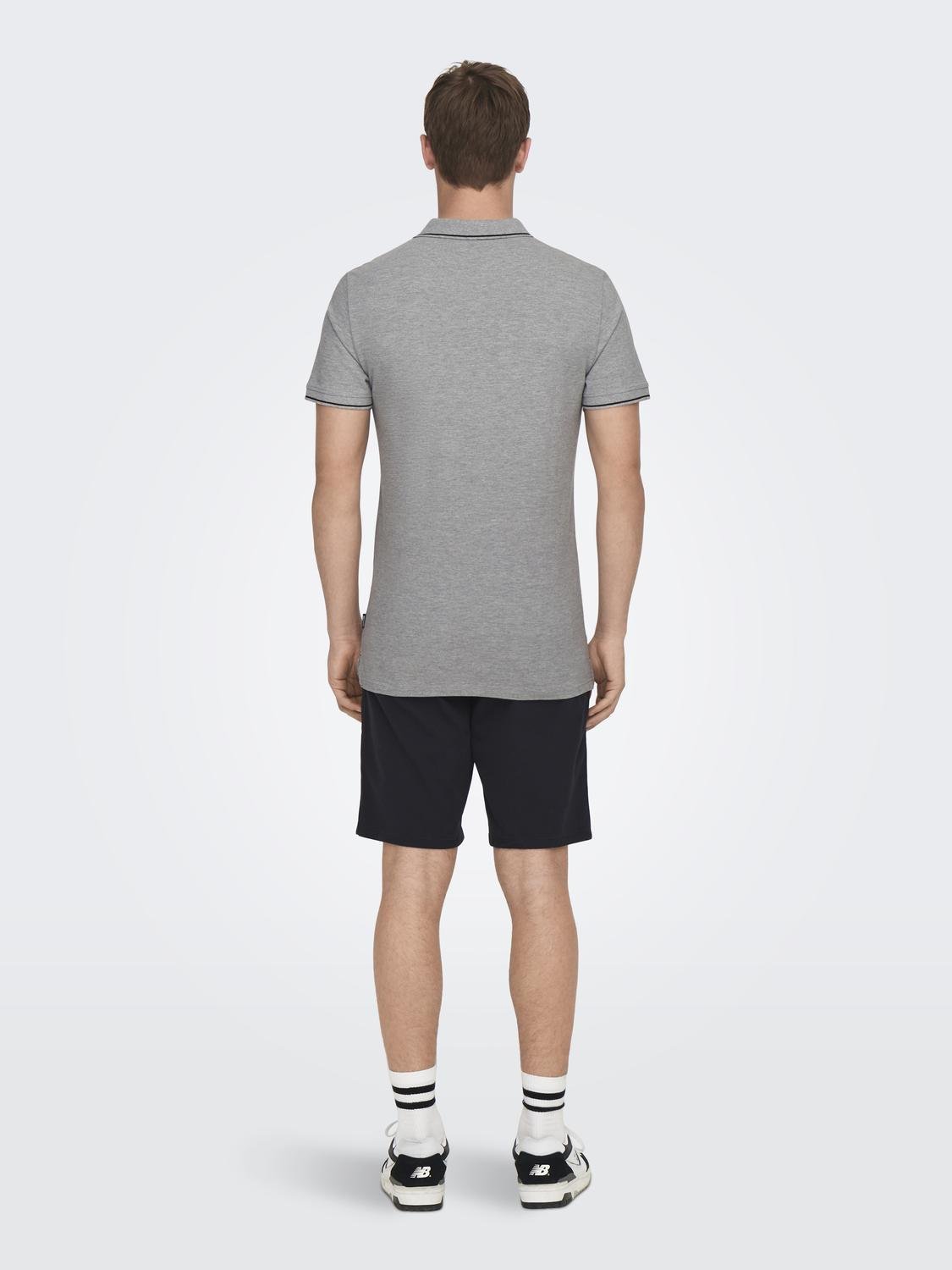 ONSFLETCHER LIFE SLIM SS POLO NOOS