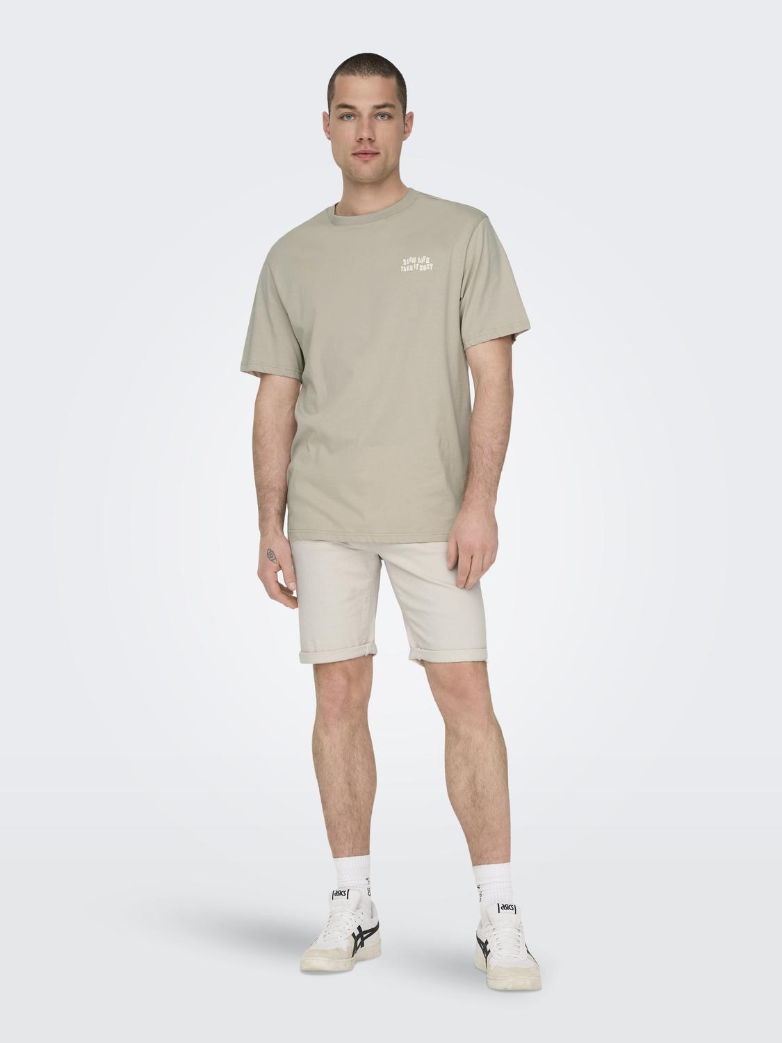 ONSPLY ECRU 9296 AZG DNM SHORTS