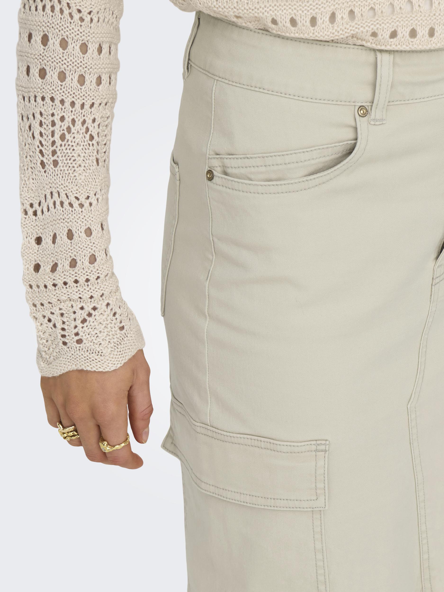 ONLLOLA HW CARGO LONG SLIT SKIR PNT NOOS