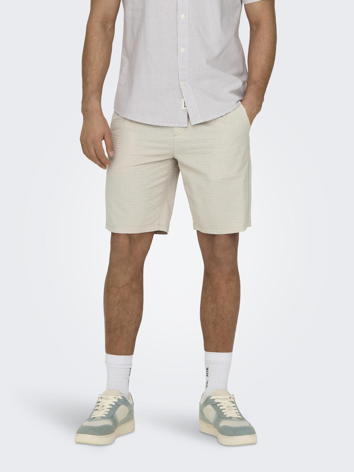 ONSLEO LIFE 0009 SEERSUCKER SHORTS