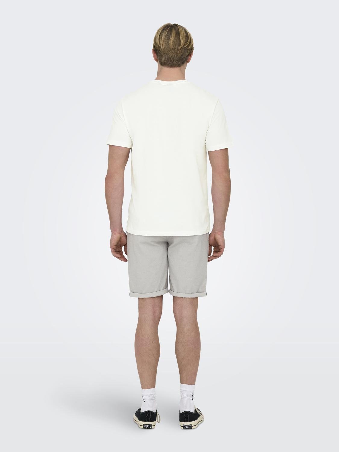 ONSKOLTON REG BEACH PHOTOPRINT SS TEE