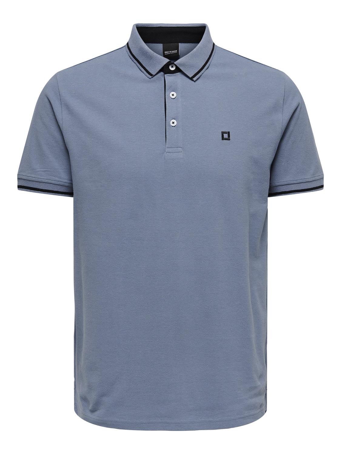 ONSFLETCHER LIFE SLIM SS POLO NOOS